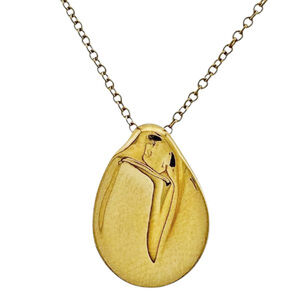 Tiffany Madonna Necklace, 18k Gold, Women's, TIFFANY & Co., Pre-owned
